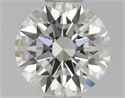 Natural Diamond 0.40 Carats, Round with Excellent Cut, J Color, IF Clarity and Certified by GIA