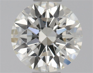 Picture of Natural Diamond 0.40 Carats, Round with Excellent Cut, J Color, IF Clarity and Certified by GIA