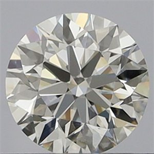 Picture of Natural Diamond 0.40 Carats, Round with Excellent Cut, H Color, IF Clarity and Certified by GIA