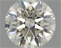 Natural Diamond 0.53 Carats, Round with Excellent Cut, I Color, VS2 Clarity and Certified by IGI