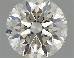 Picture of Natural Diamond 0.53 Carats, Round with Excellent Cut, I Color, VS2 Clarity and Certified by IGI