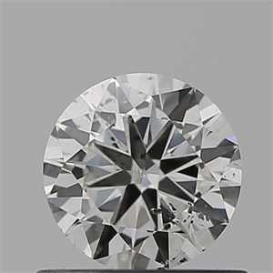 Picture of Natural Diamond 0.50 Carats, Round with Very Good Cut, G Color, SI2 Clarity and Certified by IGI