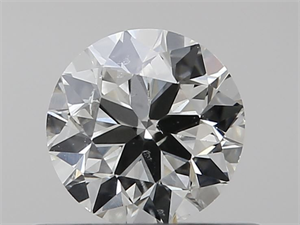 Picture of Natural Diamond 0.41 Carats, Round with Excellent Cut, J Color, SI1 Clarity and Certified by IGI