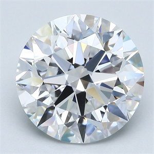 Picture of Natural Diamond 4.23 Carats, Round with Excellent Cut, E Color, VS1 Clarity and Certified by GIA