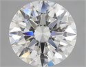 Natural Diamond 3.01 Carats, Round with Excellent Cut, H Color, SI2 Clarity and Certified by GIA