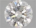 Natural Diamond 2.01 Carats, Round with Excellent Cut, G Color, VVS2 Clarity and Certified by GIA