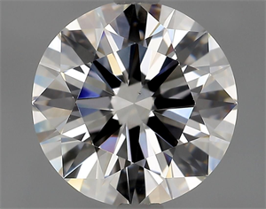 Picture of Natural Diamond 2.03 Carats, Round with Excellent Cut, F Color, VS1 Clarity and Certified by IGI