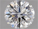 Natural Diamond 1.51 Carats, Round with Excellent Cut, E Color, VS1 Clarity and Certified by GIA