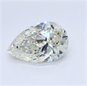 Natural Diamond 1.60 Carats, Pear with  Cut, J Color, VS2 Clarity and Certified by GIA