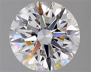 Picture of Natural Diamond 1.59 Carats, Round with Excellent Cut, D Color, IF Clarity and Certified by GIA