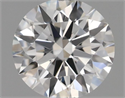 Natural Diamond 0.42 Carats, Round with Excellent Cut, H Color, VS1 Clarity and Certified by GIA