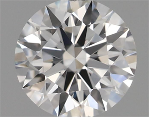 Picture of Natural Diamond 0.42 Carats, Round with Excellent Cut, H Color, VS1 Clarity and Certified by GIA