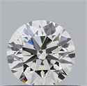 Natural Diamond 0.40 Carats, Round with Excellent Cut, I Color, VVS2 Clarity and Certified by GIA