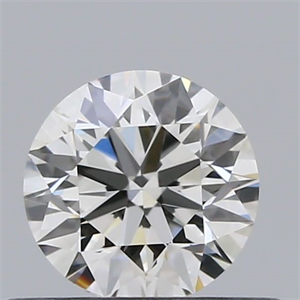 Picture of Natural Diamond 0.40 Carats, Round with Excellent Cut, I Color, VVS2 Clarity and Certified by GIA