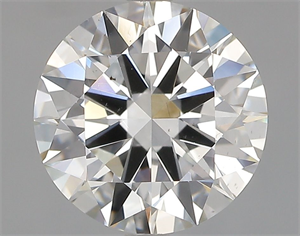 Picture of Natural Diamond 1.90 Carats, Round with Excellent Cut, H Color, VS2 Clarity and Certified by GIA