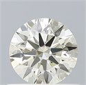 Natural Diamond 0.50 Carats, Round with Excellent Cut, J Color, VS1 Clarity and Certified by IGI