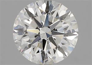 Picture of Natural Diamond 1.95 Carats, Round with Excellent Cut, I Color, VVS2 Clarity and Certified by GIA