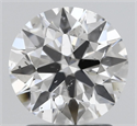 Natural Diamond 1.74 Carats, Round with Excellent Cut, D Color, SI2 Clarity and Certified by GIA