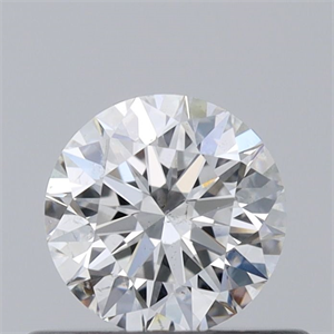 Picture of Natural Diamond 0.40 Carats, Round with Excellent Cut, E Color, SI1 Clarity and Certified by GIA