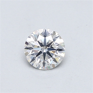 Picture of Natural Diamond 0.41 Carats, Round with Excellent Cut, F Color, SI2 Clarity and Certified by GIA