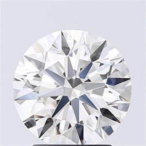 Picture of Natural Diamond 2.01 Carats, Round with Excellent Cut, G Color, SI1 Clarity and Certified by GIA