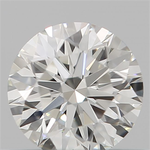 Picture of Natural Diamond 0.40 Carats, Round with Excellent Cut, J Color, VVS1 Clarity and Certified by GIA