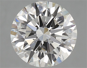 Picture of Natural Diamond 4.06 Carats, Round with Excellent Cut, G Color, VVS1 Clarity and Certified by GIA