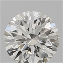 Natural Diamond 0.50 Carats, Round with Excellent Cut, J Color, VVS2 Clarity and Certified by GIA