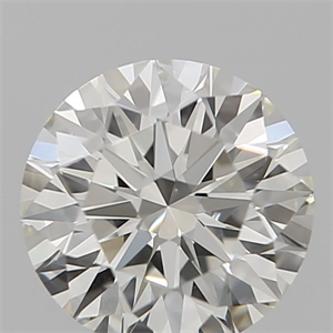 Picture of Natural Diamond 0.50 Carats, Round with Excellent Cut, J Color, VVS2 Clarity and Certified by GIA