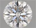 Natural Diamond 0.42 Carats, Round with Excellent Cut, J Color, VVS1 Clarity and Certified by GIA