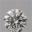 Natural Diamond 0.40 Carats, Round with Excellent Cut, G Color, I1 Clarity and Certified by GIA