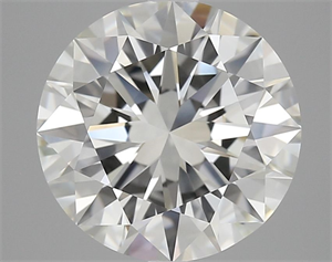 Picture of Natural Diamond 3.70 Carats, Round with Excellent Cut, J Color, VVS1 Clarity and Certified by GIA