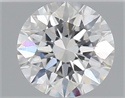 Natural Diamond 0.42 Carats, Round with Excellent Cut, F Color, VS2 Clarity and Certified by GIA