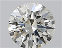 Natural Diamond 0.40 Carats, Round with Excellent Cut, J Color, VS1 Clarity and Certified by GIA