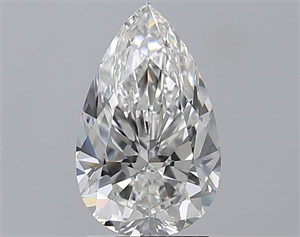 Picture of Natural Diamond 2.01 Carats, Pear with  Cut, F Color, VS2 Clarity and Certified by GIA