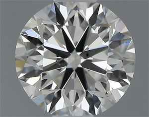 Picture of Natural Diamond 0.50 Carats, Round with Very Good Cut, J Color, VS2 Clarity and Certified by GIA