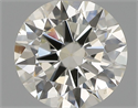 Natural Diamond 0.45 Carats, Round with Excellent Cut, H Color, VS2 Clarity and Certified by IGI