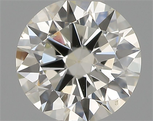 Picture of Natural Diamond 0.45 Carats, Round with Excellent Cut, H Color, VS2 Clarity and Certified by IGI