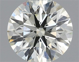 Picture of Natural Diamond 0.43 Carats, Round with Excellent Cut, K Color, VVS2 Clarity and Certified by IGI