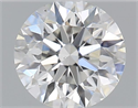 Natural Diamond 0.40 Carats, Round with Excellent Cut, G Color, VS2 Clarity and Certified by GIA