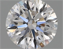 Natural Diamond 0.46 Carats, Round with Excellent Cut, E Color, VS2 Clarity and Certified by GIA