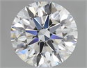 Natural Diamond 1.40 Carats, Round with Excellent Cut, F Color, VVS2 Clarity and Certified by GIA