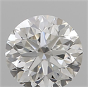 Natural Diamond 0.50 Carats, Round with Good Cut, I Color, VS1 Clarity and Certified by GIA