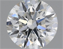 Natural Diamond 0.40 Carats, Round with Excellent Cut, H Color, VS2 Clarity and Certified by GIA