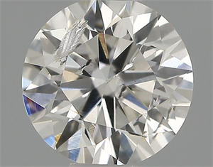 Picture of Natural Diamond 0.40 Carats, Round with Very Good Cut, H Color, SI2 Clarity and Certified by IGI