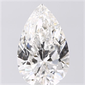 Natural Diamond 3.02 Carats, Pear with  Cut, G Color, SI1 Clarity and Certified by GIA