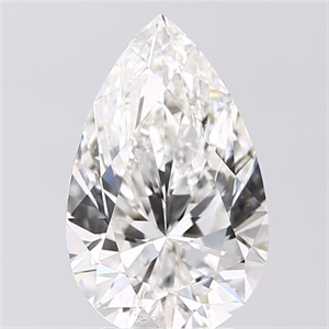 Picture of Natural Diamond 3.02 Carats, Pear with  Cut, G Color, SI1 Clarity and Certified by GIA