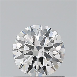 Picture of Natural Diamond 0.50 Carats, Round with Very Good Cut, F Color, SI2 Clarity and Certified by GIA