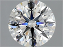 Natural Diamond 2.20 Carats, Round with Excellent Cut, I Color, SI2 Clarity and Certified by GIA