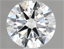 Natural Diamond 0.50 Carats, Round with Very Good Cut, I Color, VS2 Clarity and Certified by GIA